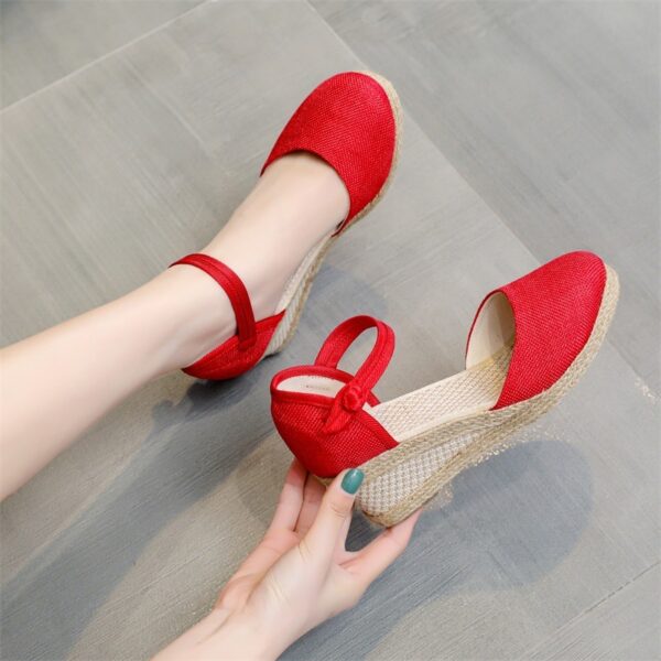 Women's Summer Wedge Casual High Heel Sandals - Image 7