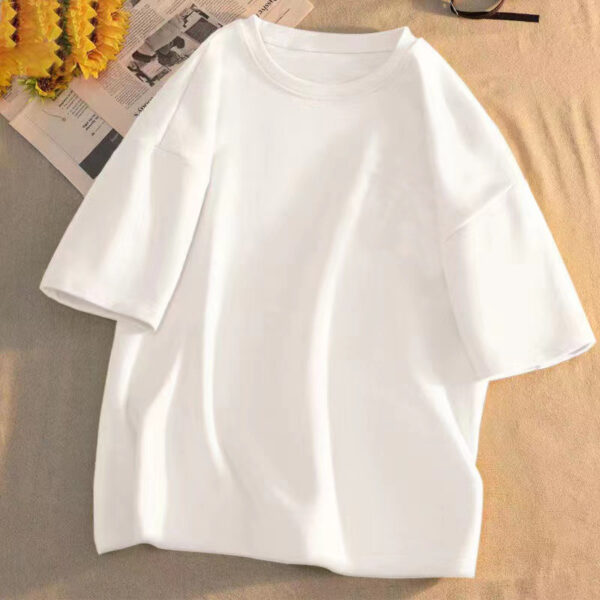 Women's V-neck Short-sleeved High-end Western Style Youthful-looking Casual Top - Image 6