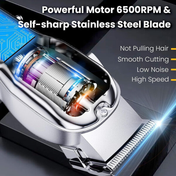 Professional Hair Clippers Cordless Trimmer Beard Cutting Machine Barber Best Gift - Image 9