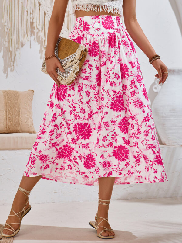 European And American Hot Print Casual Waist Tight Fresh Air Skirt - Image 10