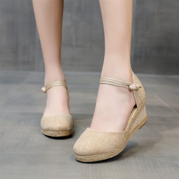 Women's Summer Wedge Casual High Heel Sandals - Image 2